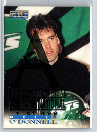 1996 Pro Line #19 Neil O'Donnell Anaheim National P49