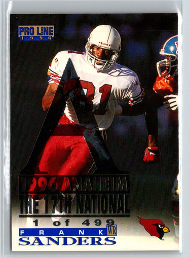 1996 Pro Line #153 Frank Sanders Anaheim National P50