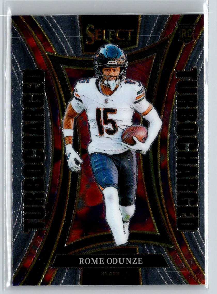 2024 Panini Select #22 Rome Odunze Turbocharged P51