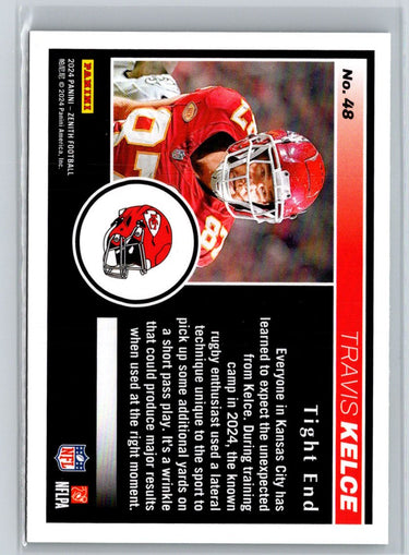 2024 Panini Zenith #48 Travis Kelce Two Minute Drill P51
