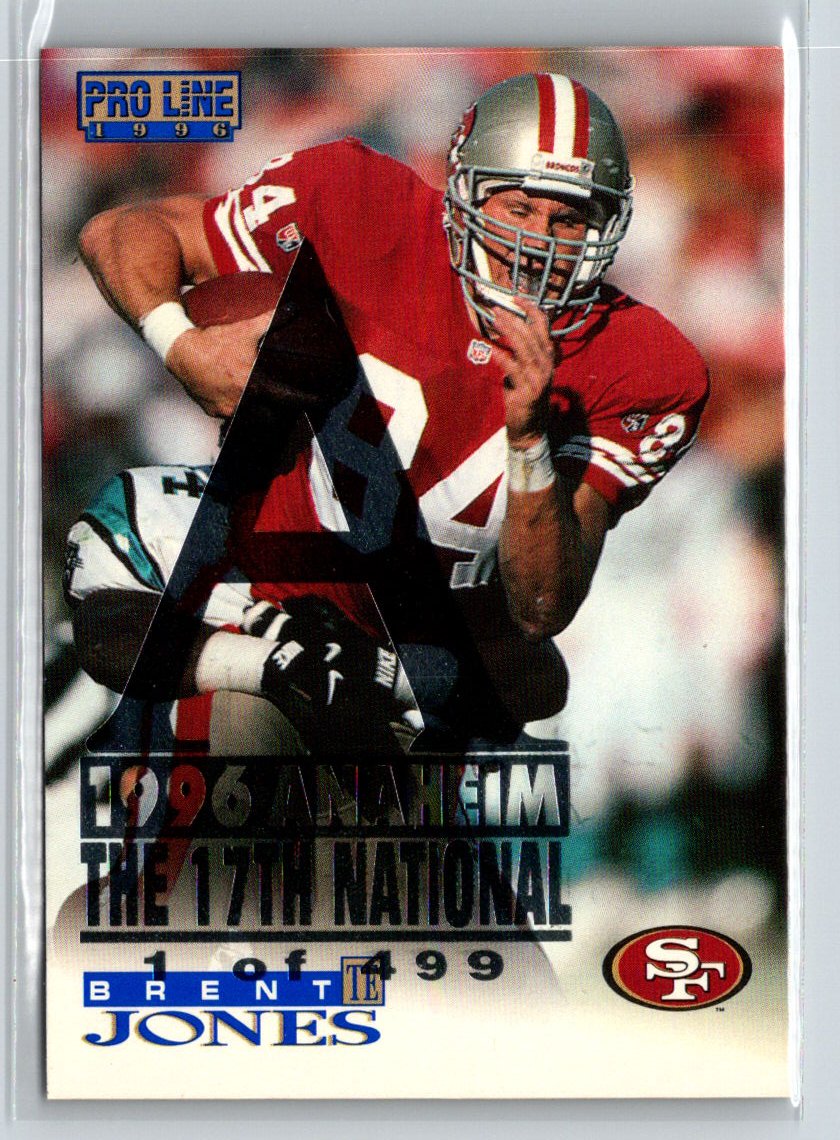 1996 Pro Line #114 Brent Jones Anaheim National P51