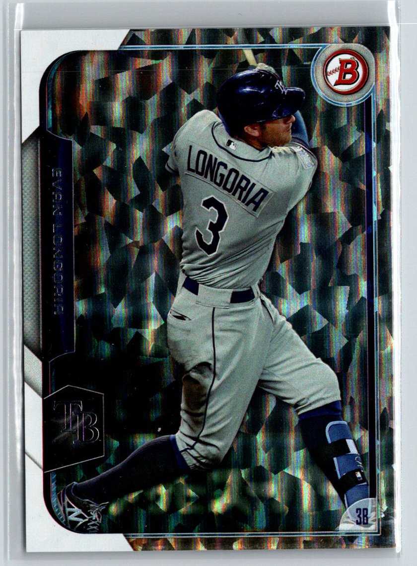 2015 Bowman #77 Evan Longoria Silver Ice P51