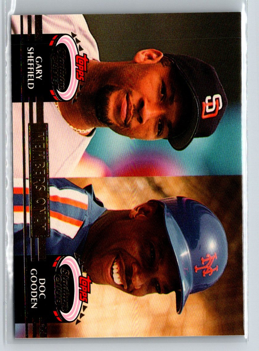 1992 Stadium Club Members Only #NNO Gary Sheffield / Doc Gooden P52