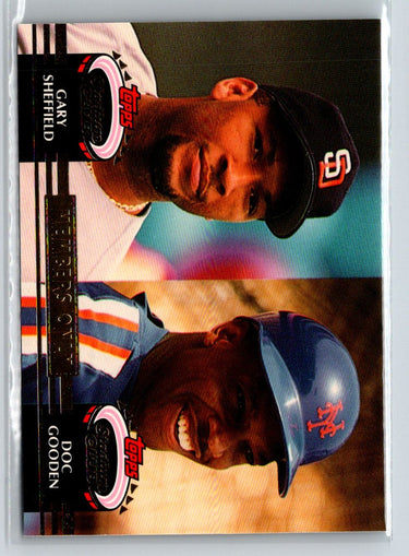 1992 Stadium Club Members Only #NNO Gary Sheffield / Doc Gooden P52