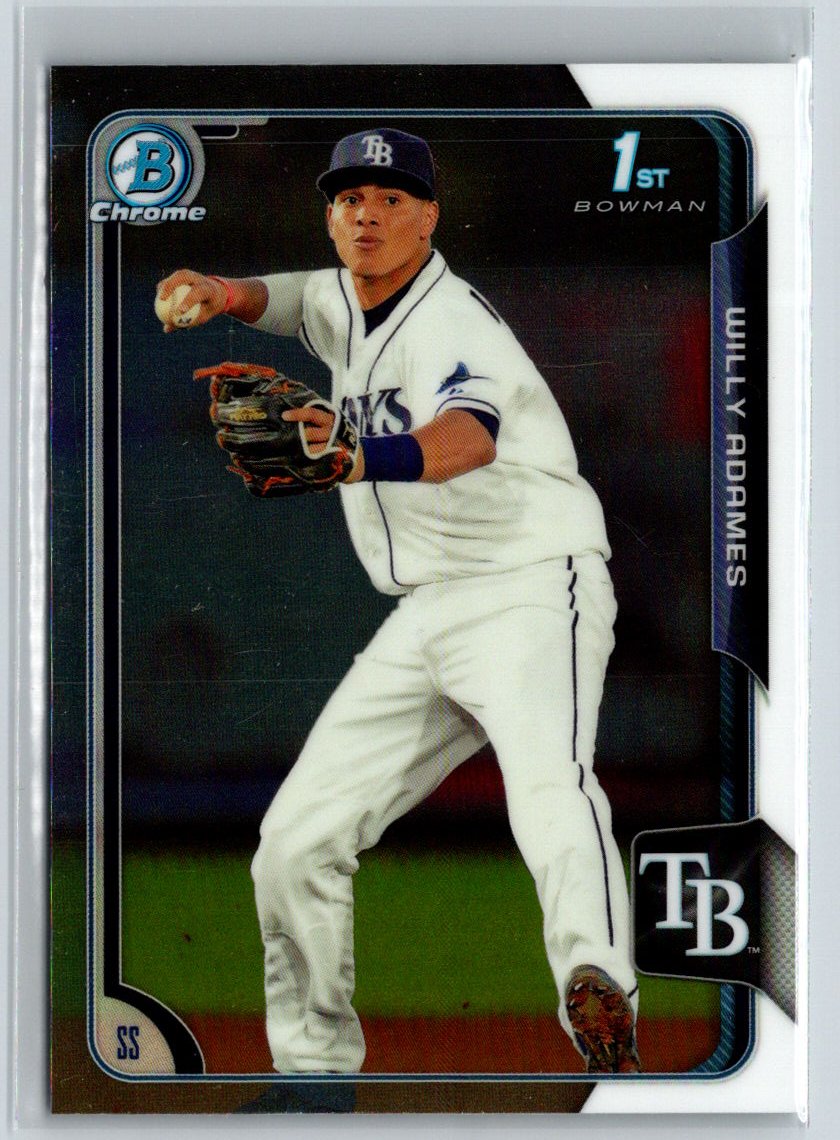 2015 Bowman #BCP61 Willy Adames Chrome Prospects P52