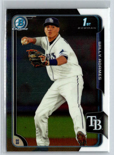 2015 Bowman #BCP61 Willy Adames Chrome Prospects P52
