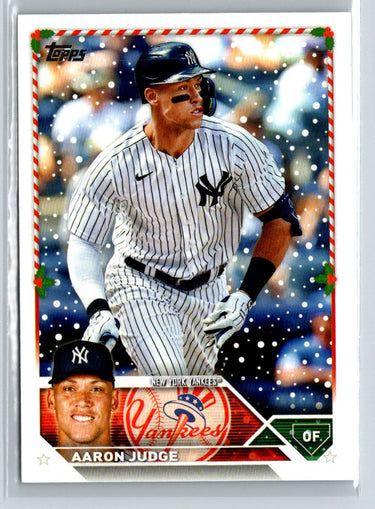 2023 Topps Holiday #H1 Aaron Judge P54