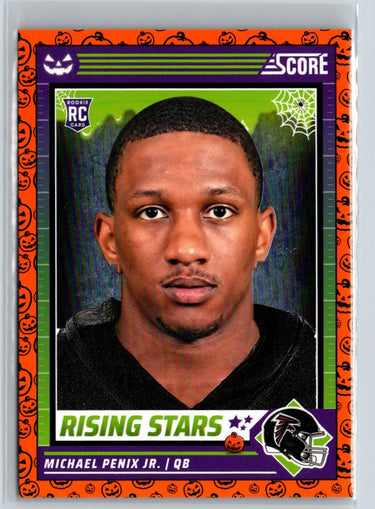 2024 Score-A-Treat #39 Michael Penix Jr. Rising Stars Orange Pumpkin P55