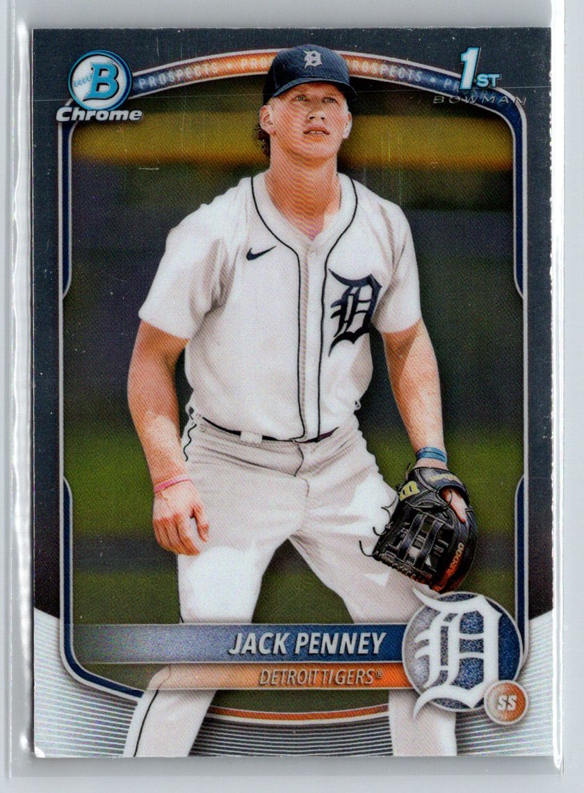 2025 Bowman #BCP-60 Jack Penney Chrome Prospects P55