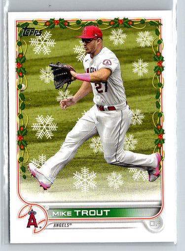 2022 Topps Holiday #HW50b Mike Trout P56