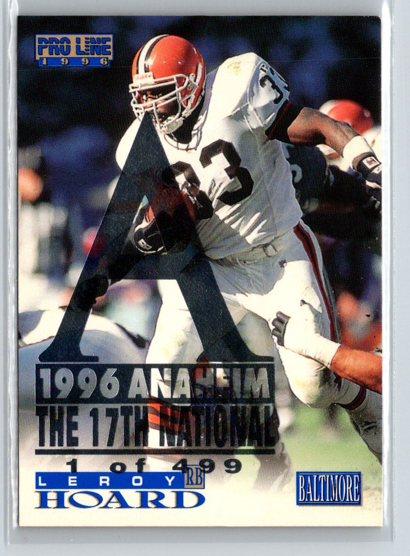1996 Pro Line #54 Leroy Hoard Anaheim National P57