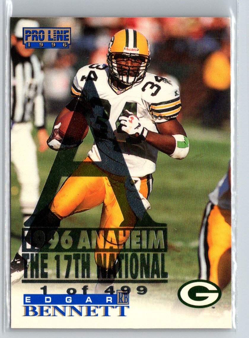 1996 Pro Line #51 Edgar Bennett Anaheim National P57
