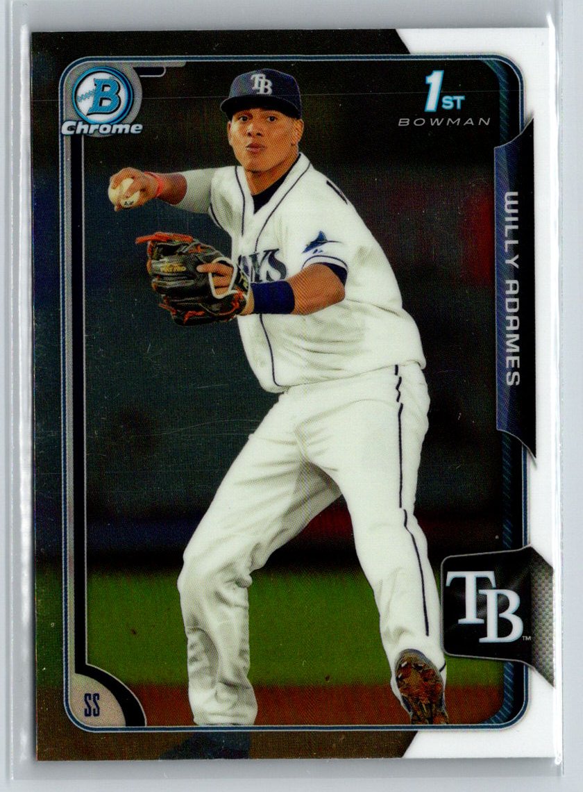2015 Bowman #BCP61 Willy Adames Chrome Prospects P57