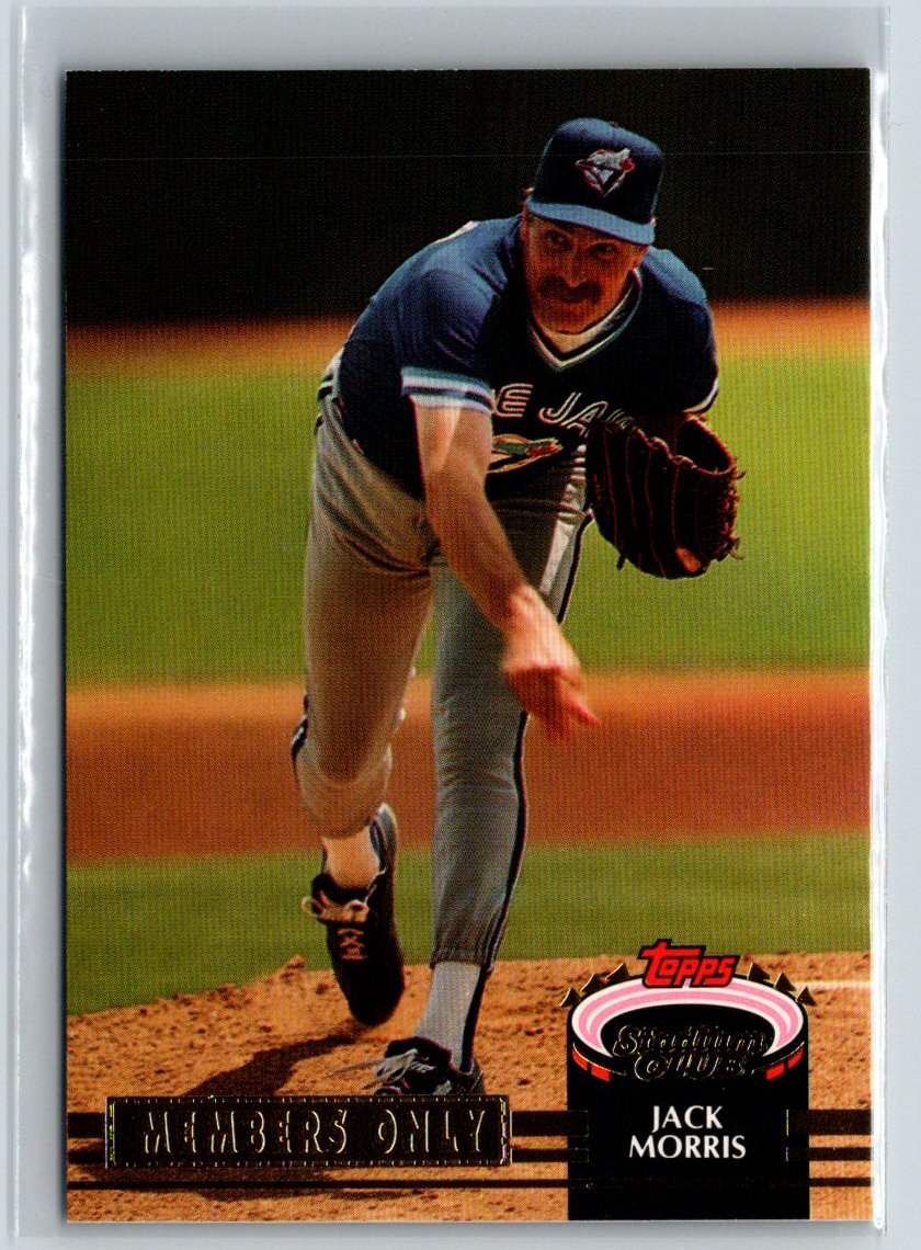 1992 Stadium Club Members Only #NNO Jack Morris P57