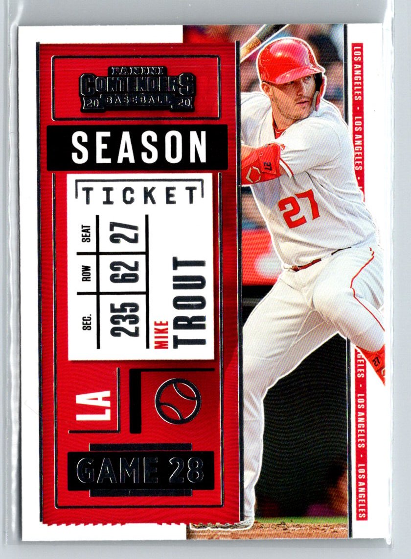 2020 Panini Contenders #94 Mike Trout P58
