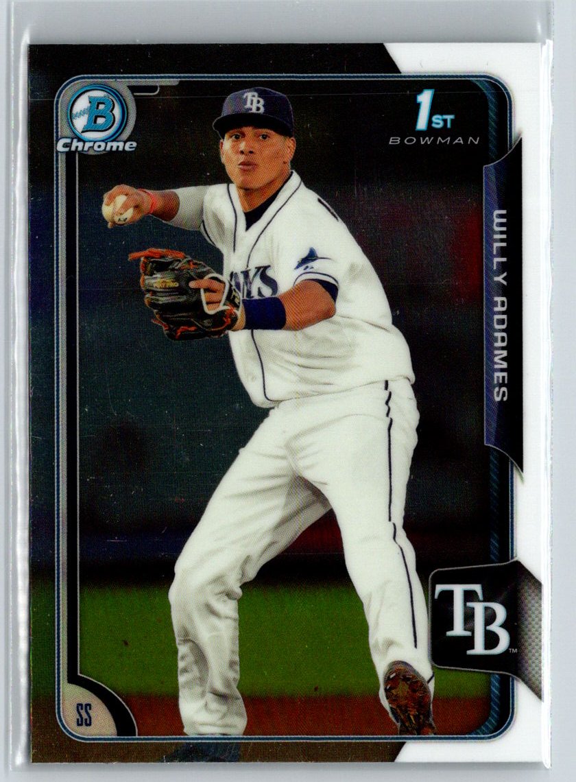 2015 Bowman #BCP61 Willy Adames Chrome Prospects P58