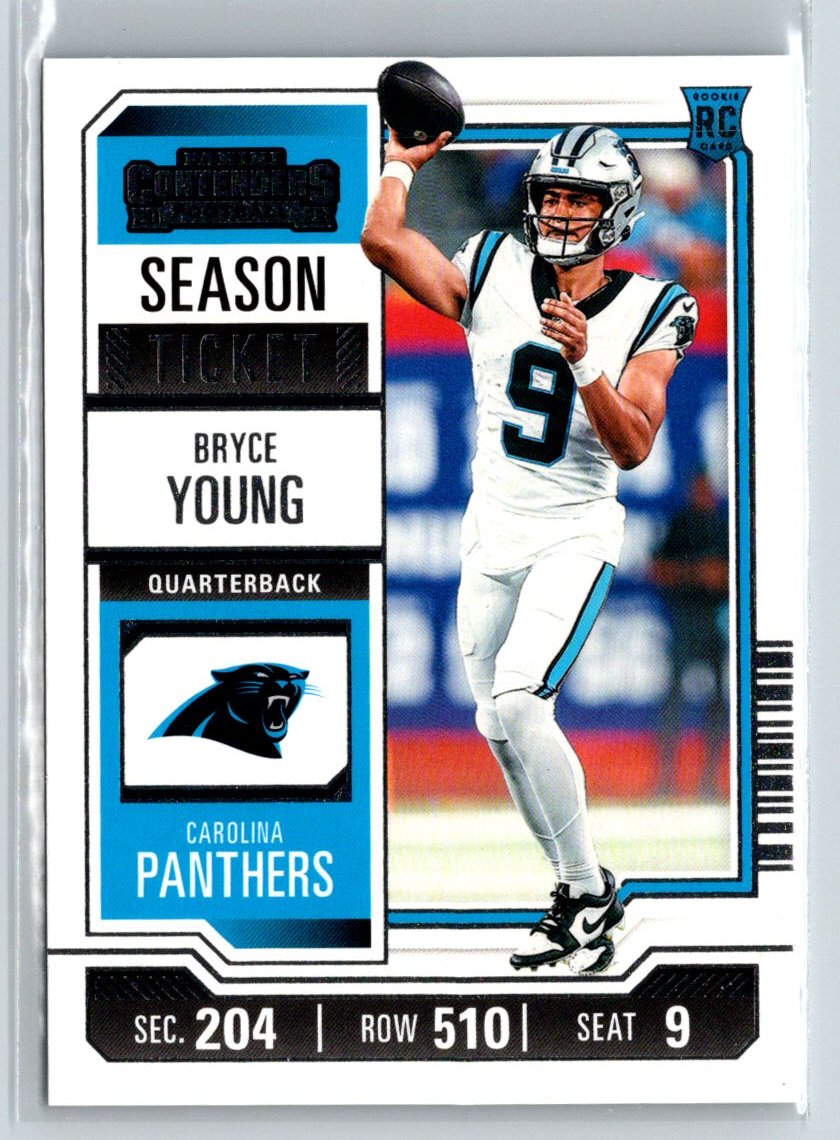 2023 Panini Contenders #15 Bryce Young Season Ticket Retail P59