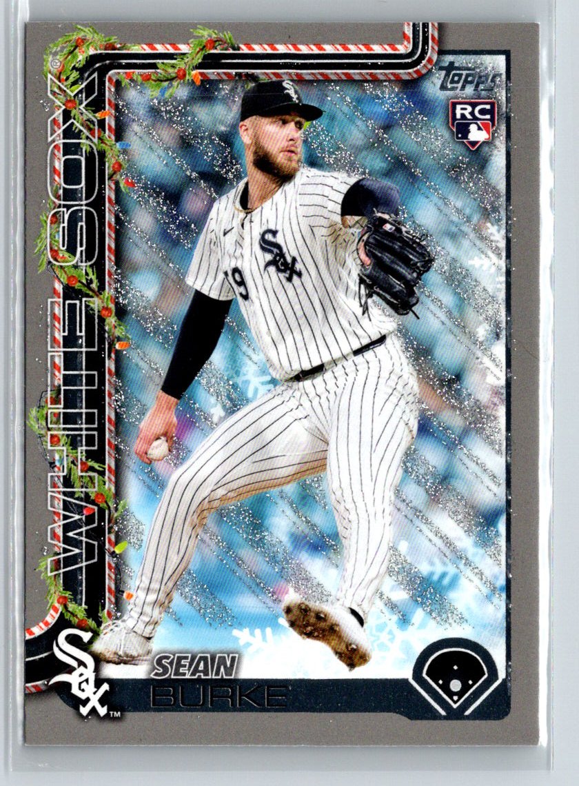 2025 Topps Holiday #H106 Sean Burke Silver Glitter Holiday P59