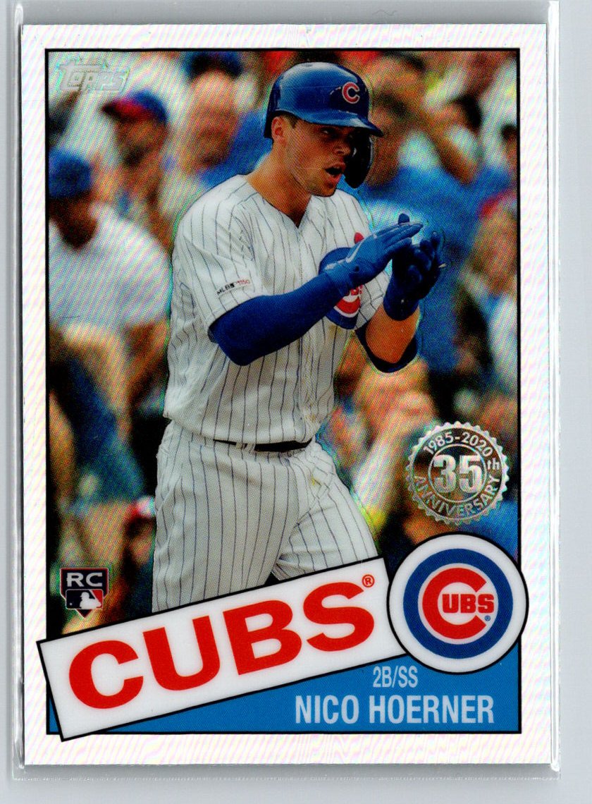 2020 Topps Chrome #85TC-12 Nico Hoerner 1985 Topps Baseball P59