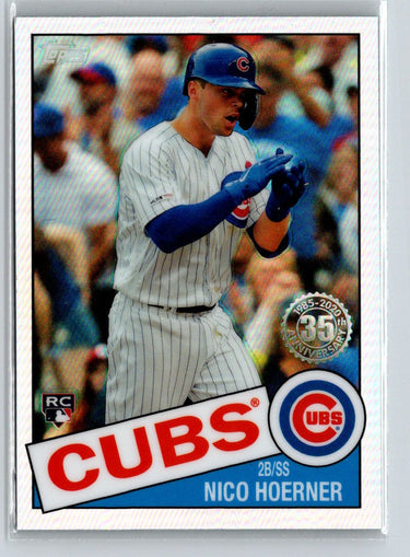 2020 Topps Chrome #85TC-12 Nico Hoerner 1985 Topps Baseball P59