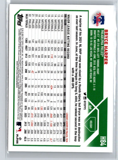 2023 Topps Holiday #H84b Bryce Harper P60