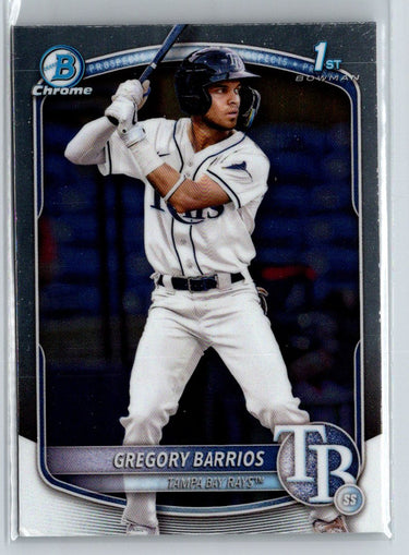 2025 Bowman #BCP-7 Gregory Barrios Chrome Prospects P60