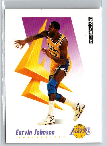 1991-92 SkyBox #137 Magic Johnson Prototypes P62
