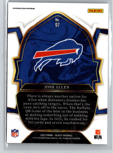 2022 Panini Select #97 Josh Allen P62