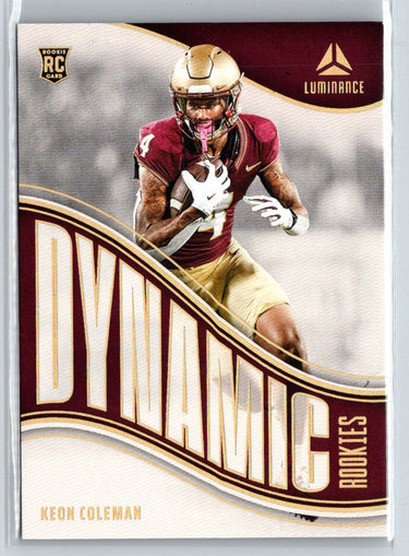 2024 Panini Luminance #DR-KCN Keon Coleman Dynamic Rookies P62