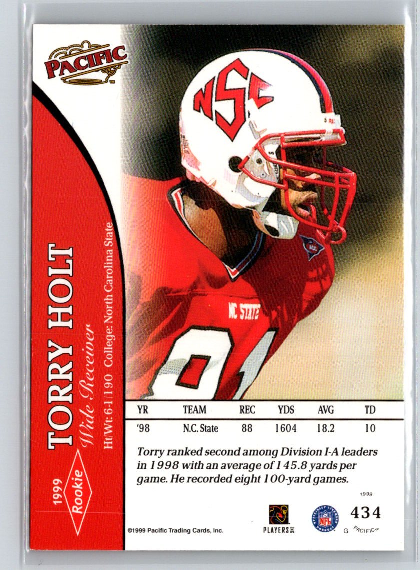 1999 Pacific #434 Torry Holt P62
