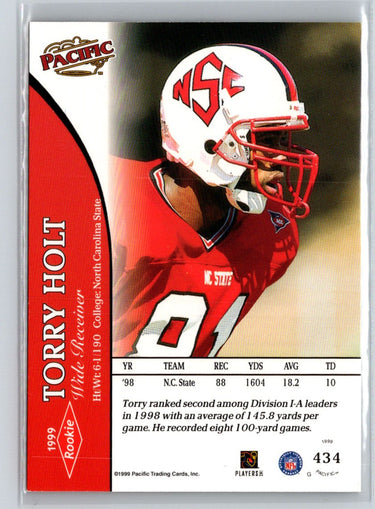 1999 Pacific #434 Torry Holt P62