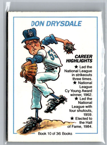1991 Line Drive Collect-a-Books #10 Don Drysdale P63