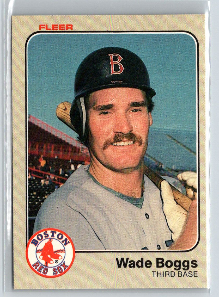 1983 Fleer #179 Wade Boggs P63