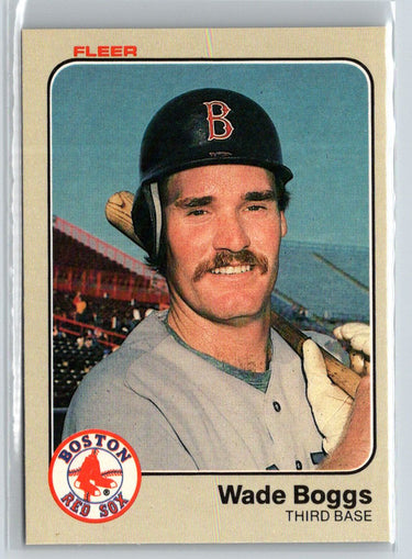1983 Fleer #179 Wade Boggs P63
