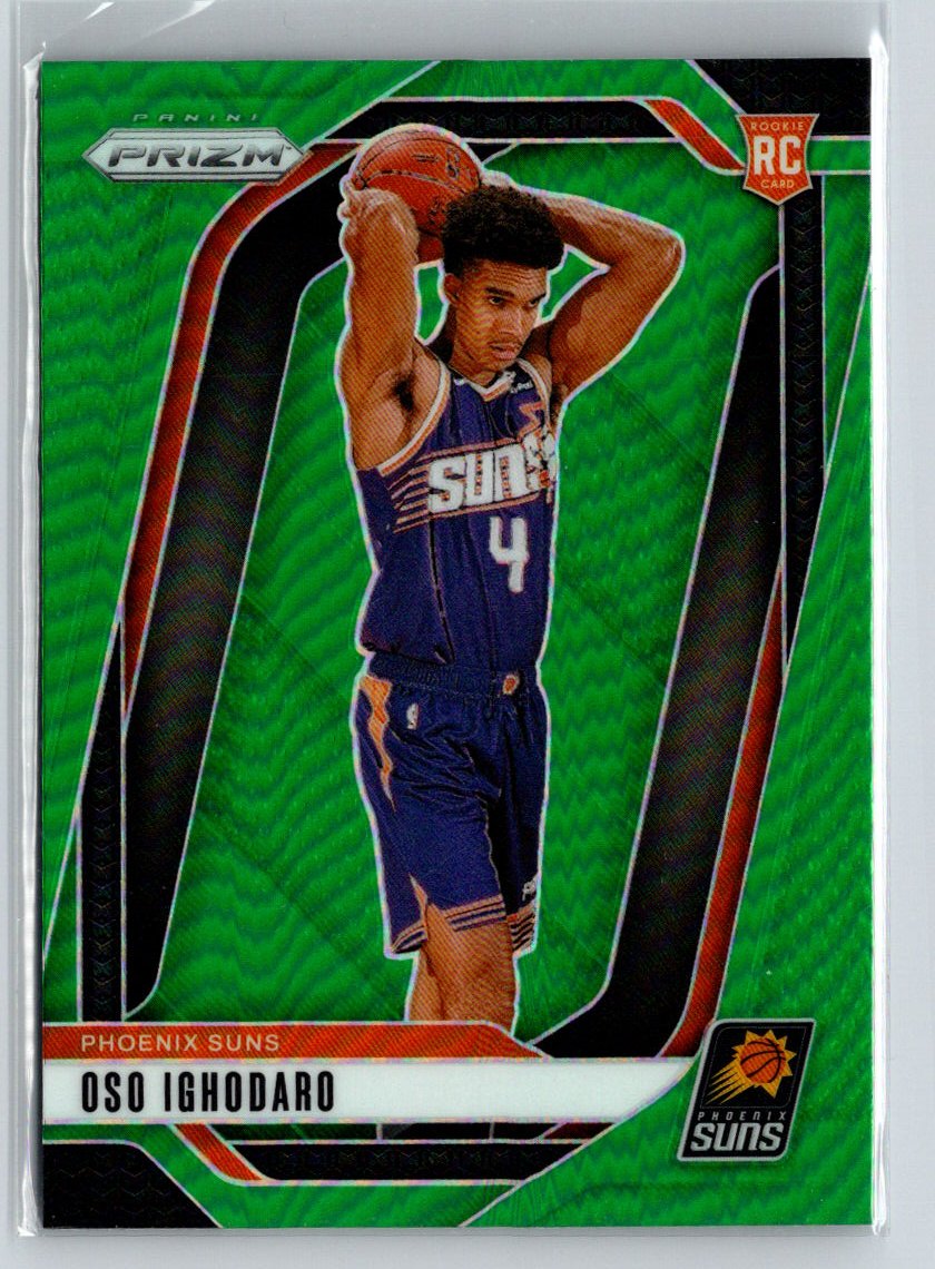 2024-25 Panini Prizm #245 Oso Ighodaro Prizms Green Wave P64