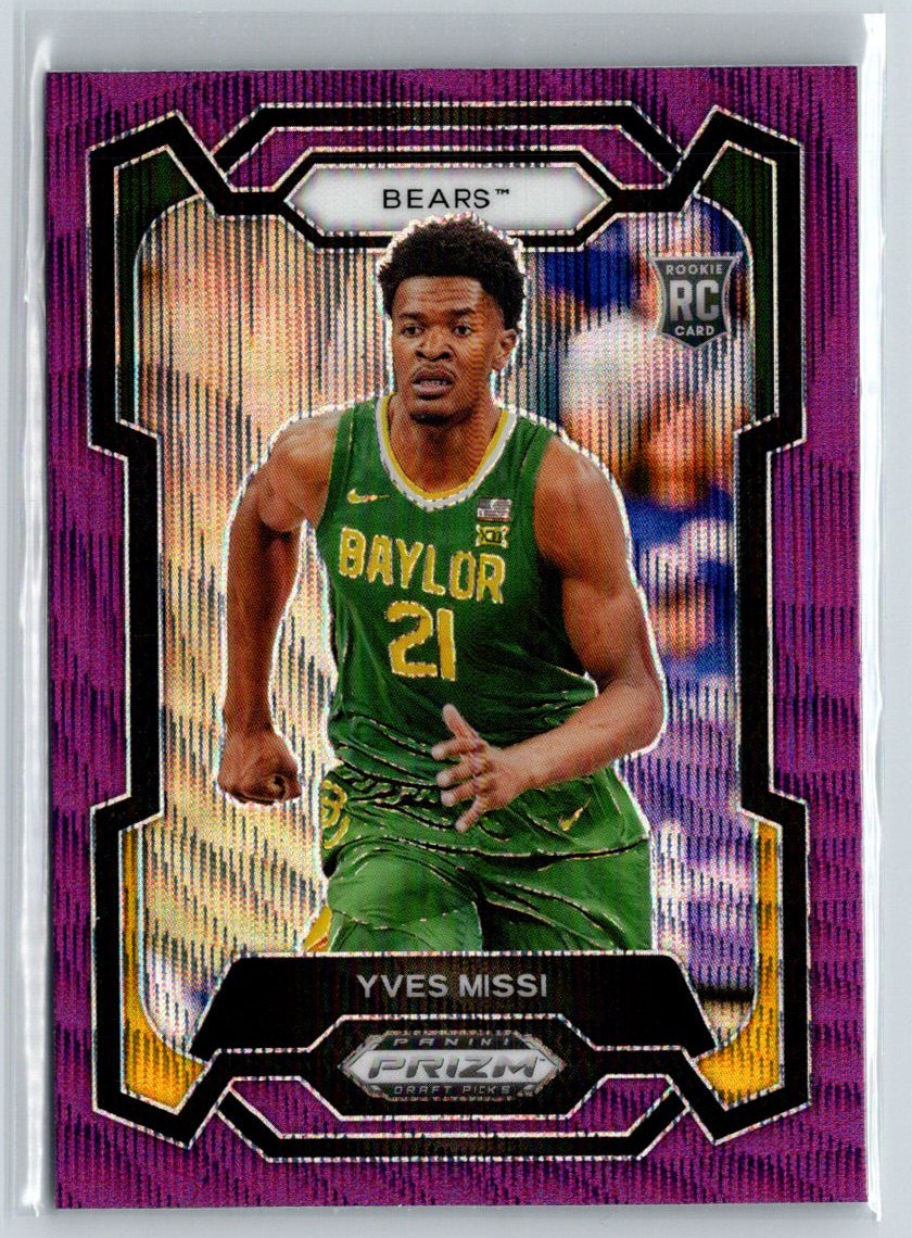 2024 Panini Prizm Draft Picks #54 Yves Missi Prizms Purple Wave P64