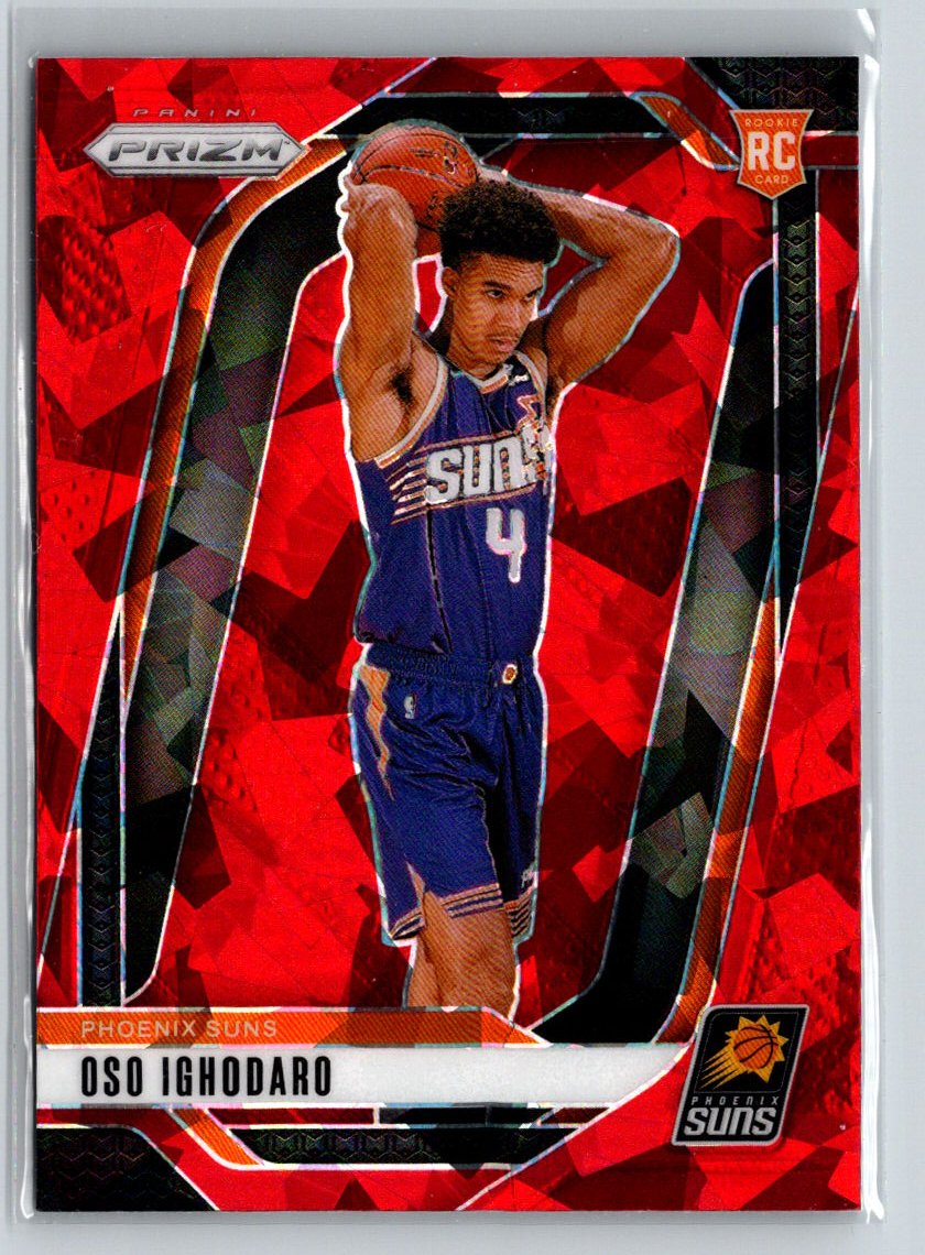 2024-25 Panini Prizm #245 Oso Ighodaro Prizms Red Ice P65