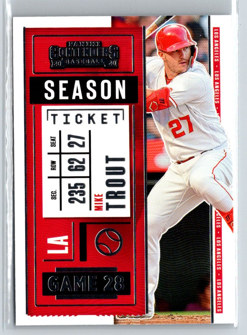 2020 Panini Contenders #94 Mike Trout P65