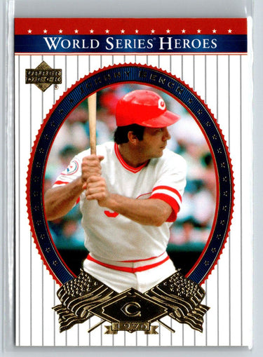 2002 Upper Deck World Series Heroes #67 Johnny Bench P66