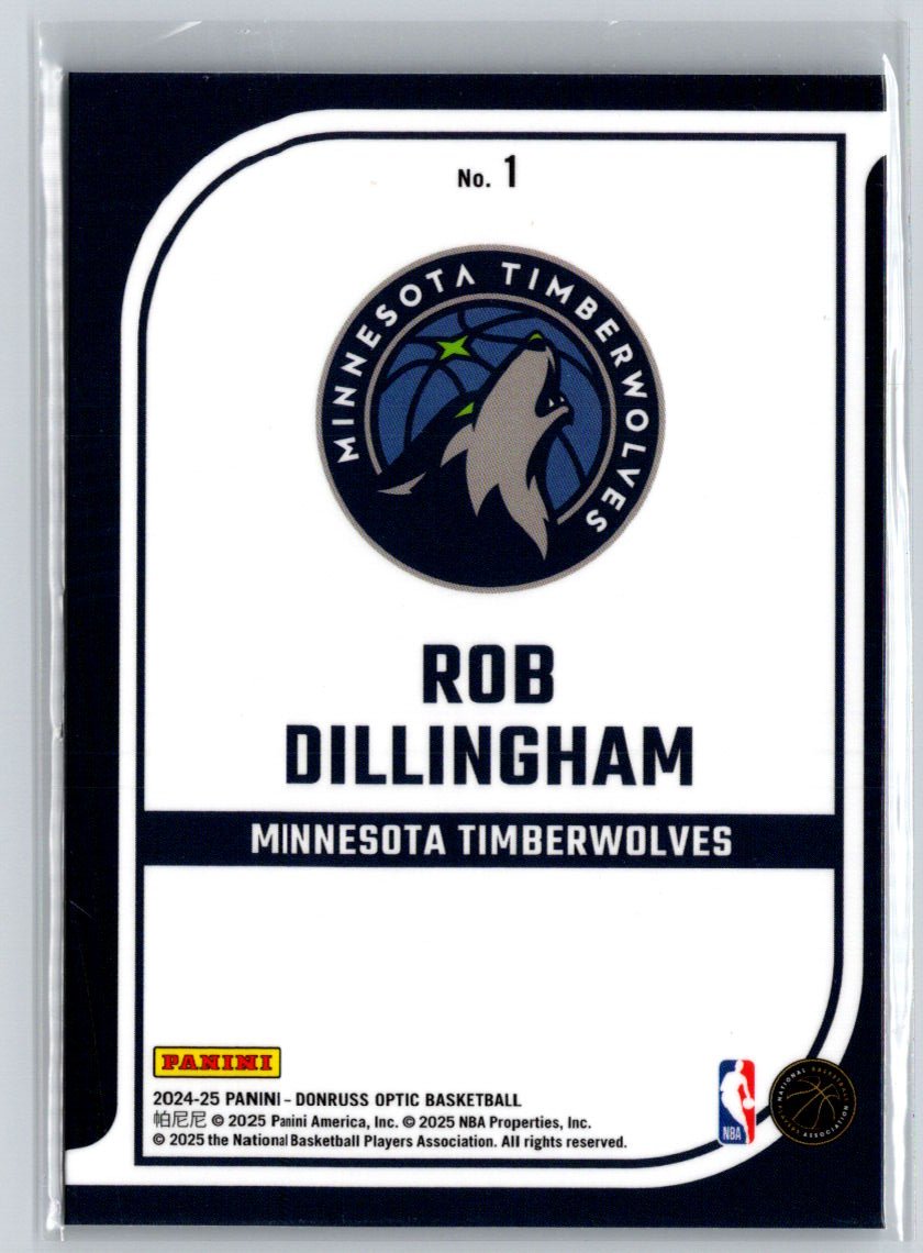 2024-25 Donruss Optic #1 Rob Dillingham Elite Dominators P66