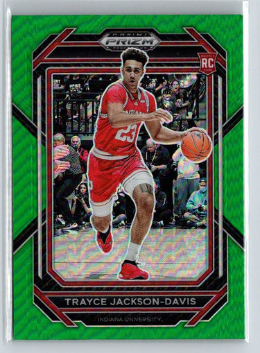 2023 Panini Prizm Draft Picks #7 Trayce Jackson-Davis Green P67