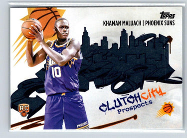2025-26 Topps #CC-10 Khaman Maluach Clutch City Prospects P67