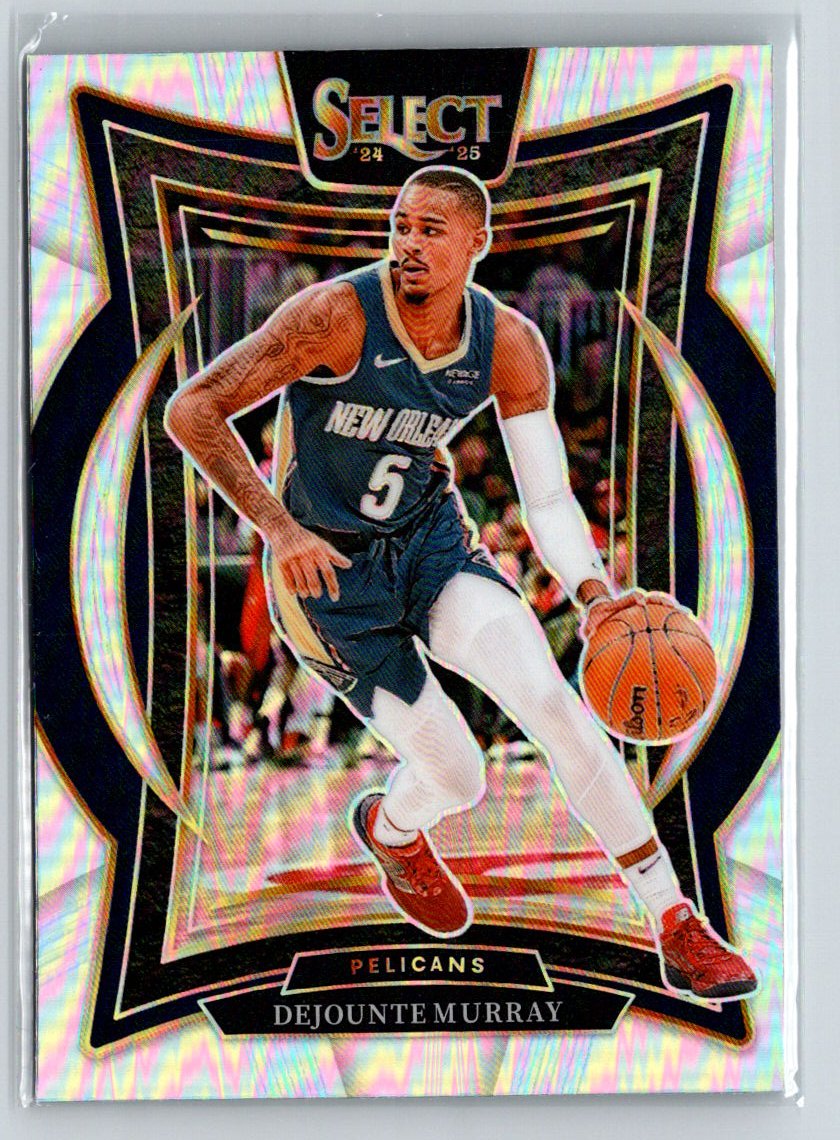 2024-25 Panini Select #13 Dejounte Murray Holo Prizm P67