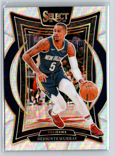 2024-25 Panini Select #13 Dejounte Murray Holo Prizm P67