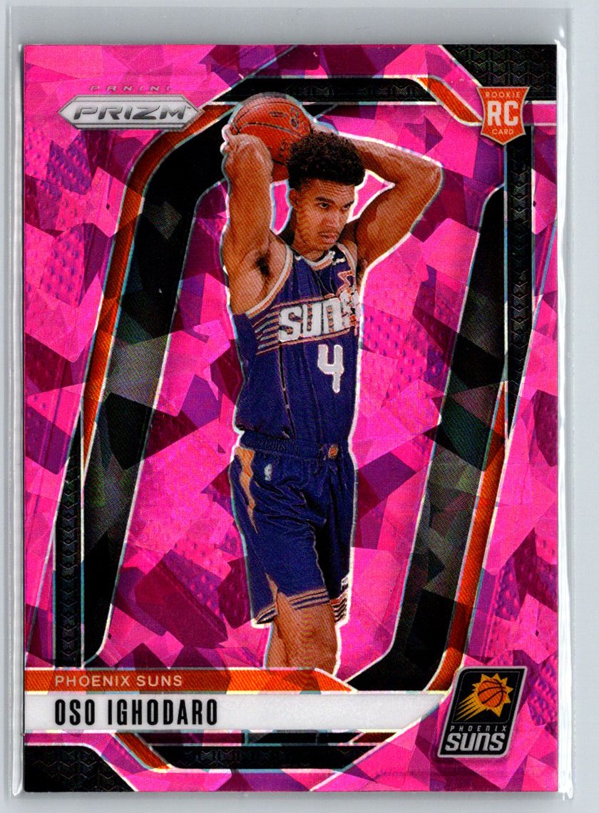 2024-25 Panini Prizm #245 Oso Ighodaro Prizms Pink Ice P68