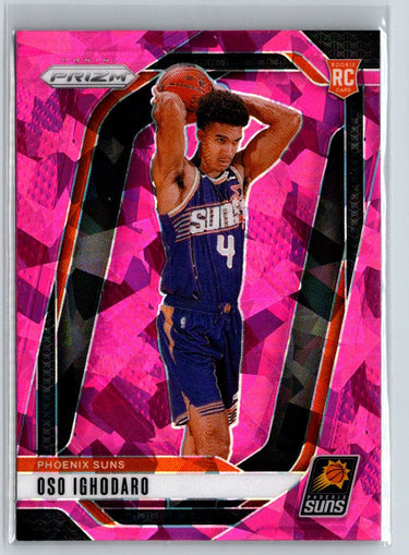 2024-25 Panini Prizm #245 Oso Ighodaro Prizms Pink Ice P68