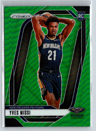 2024-25 Panini Prizm #233 Yves Missi Prizms Green P68
