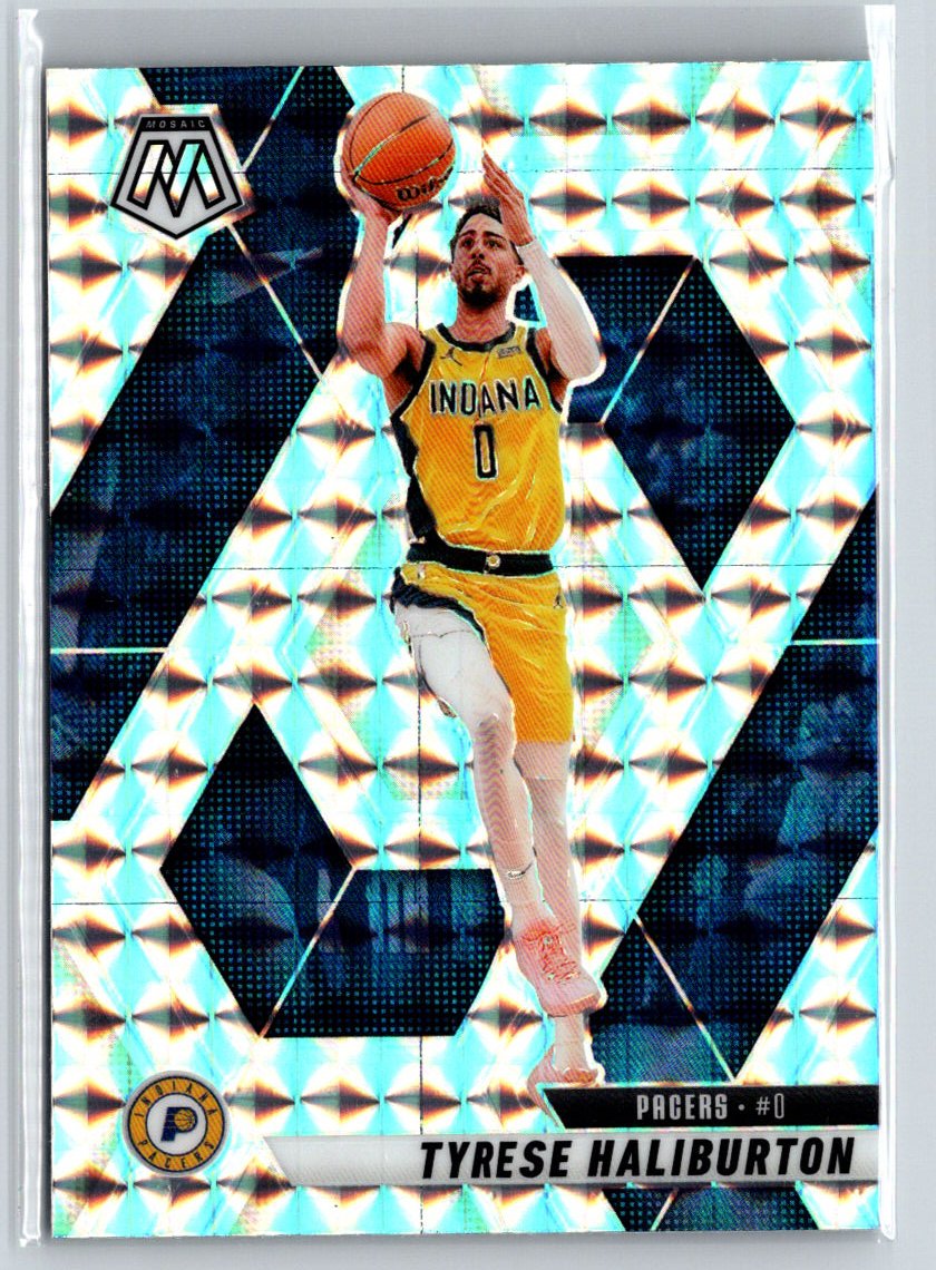 2024-25 Panini Mosaic #85 Tyrese Haliburton Mosaic P69