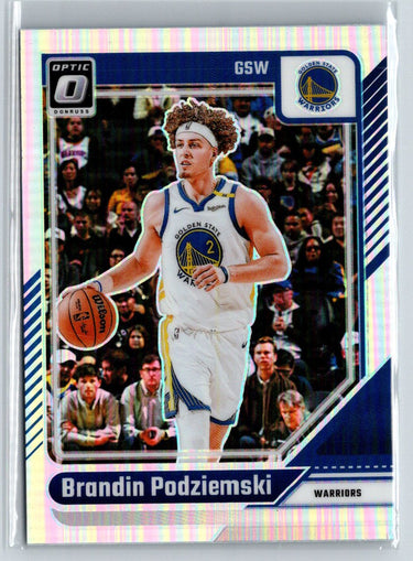 2024-25 Donruss Optic #36 Brandin Podziemski Holo P69