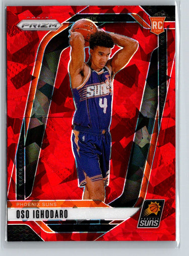 2024-25 Panini Prizm #245 Oso Ighodaro Prizms Red Ice P69